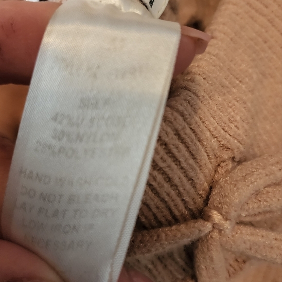 Carly Jeans Cable Knit Sweater Lounge Pants Joggers Dusty Pink Size Medium - Picture 5 of 14